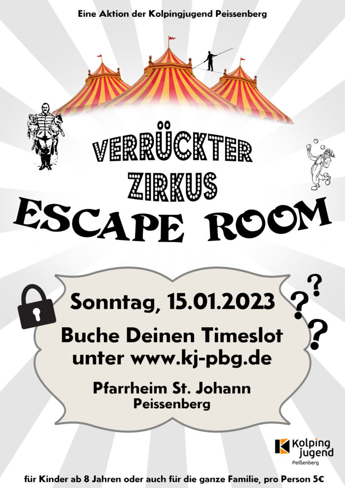 Plakat Escape Room